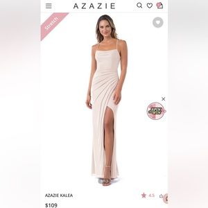 Brand new with tags Azazie Vintage Rose Dress